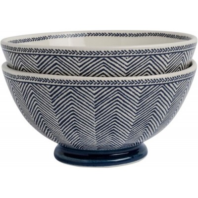 Набор пиал Laura Ashley Edwin Blue 15,5 см, 2 шт